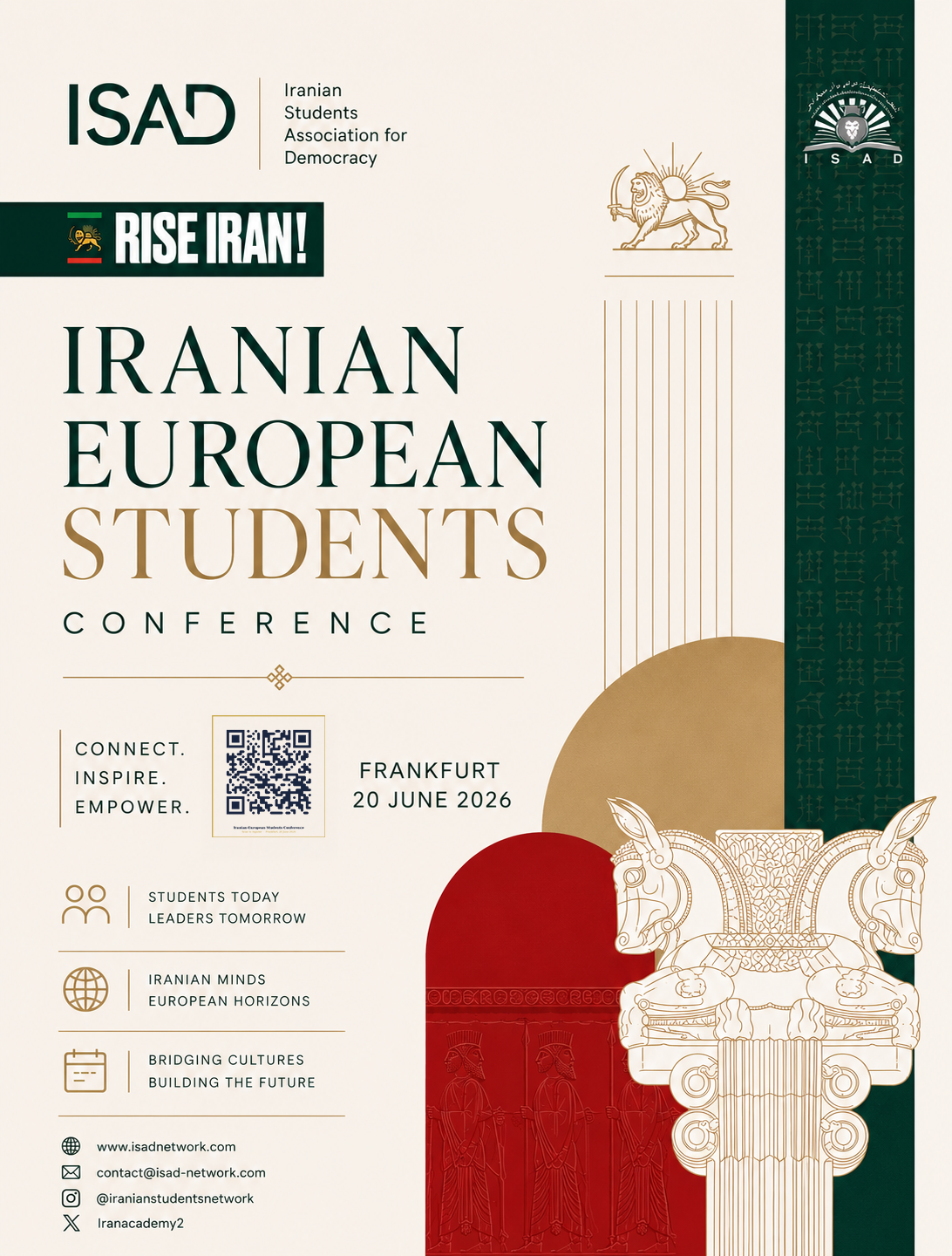 Iranian-European Students Conference 2026 — Frankfurt, 20 June 2026