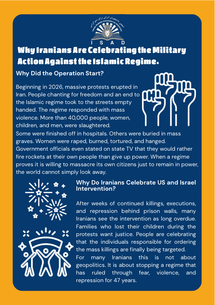 Why Iranians Are Celebrating the Military Action Against the Islamic Regime